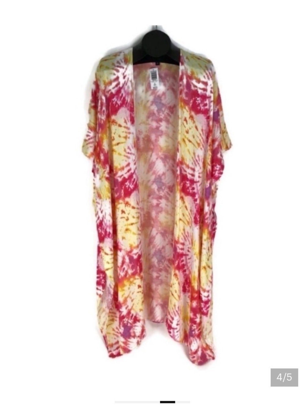 TORRID Tie Dye Maxi Kimono Top - Picture 4 of 4
